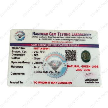 Jade Zibu Coin - WorldOfOorja