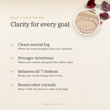Clear Quartz bracelet benefits – World of Oorja