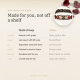 Why World of Oorja – Virgo Metal Zodiac Bracelet made for you, finished by hand in Jaipur