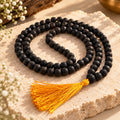 Karungali Mala 108+1 – natural ebony wood beads with tassel