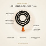 Know your 108+1 Karungali Jaap Mala – beads, finish and fit