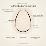 Know your Rudraksha Karungali Mala – beads, finish and fit