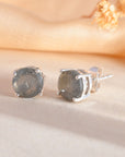 Labradorite Studs - WorldOfOorja