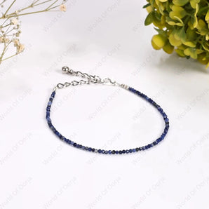 Lapis Lazuli Anklet - WorldOfOorja