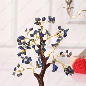 Lapis Lazuli Crystal Tree - WorldOfOorja
