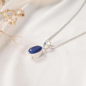 Lapis Lazuli Pendant – Wisdom & Communication – World of Oorja (image 2)