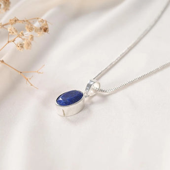 Lapis Lazuli Pendant – Wisdom & Communication – World of Oorja (image 2)