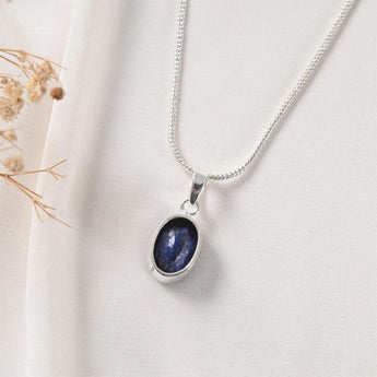 Lapis Lazuli Pendant – Wisdom & Communication – World of Oorja (image 3)