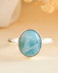 Larimar ring - WorldOfOorja