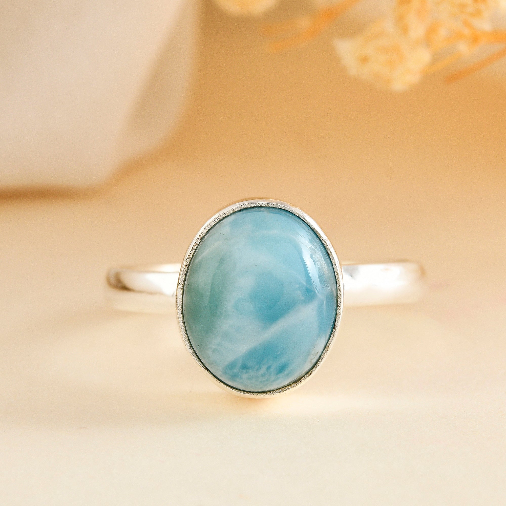 Larimar ring - WorldOfOorja