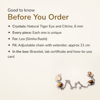 Leo Constellation Bracelet – good to know before you order