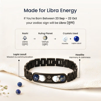 Made for Libra energy – ruling planet and crystals in the Libra zodiac bracelet