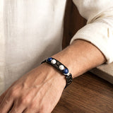 Wearing the Libra zodiac bracelet on the wrist