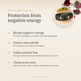 Black Tourmaline Leather Bracelet benefits – World of Oorja