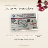 Turquoise (Firoza) Pendant lab certificate with QR code – The Oorja promise