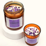 Mini Amethyst Tranquil Dreams Candle - WorldOfOorja