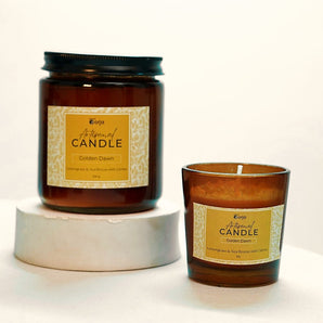 Mini Citrine Golden Dawn Candle - WorldOfOorja