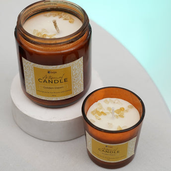 Mini Citrine Golden Dawn Candle - WorldOfOorja