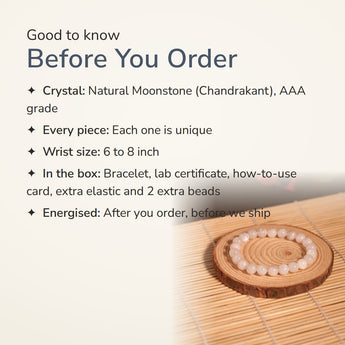 Moonstone Bracelet – good to know before you order