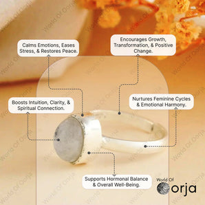 Moonstone Ring - WorldOfOorja