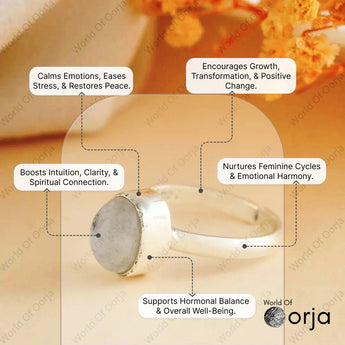 Moonstone Ring - WorldOfOorja