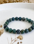 Moss agate bracelet - WorldOfOorja