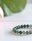 Moss agate bracelet - WorldOfOorja