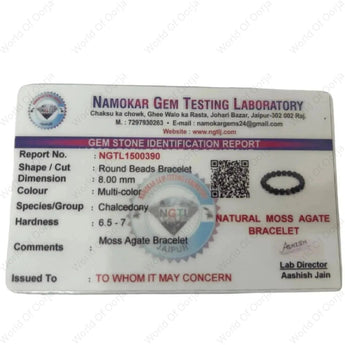Moss agate bracelet - WorldOfOorja