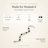 Made for Mulank 8 – birth dates, ruling planet Saturn and crystals Lapis Lazuli and Black Tourmaline