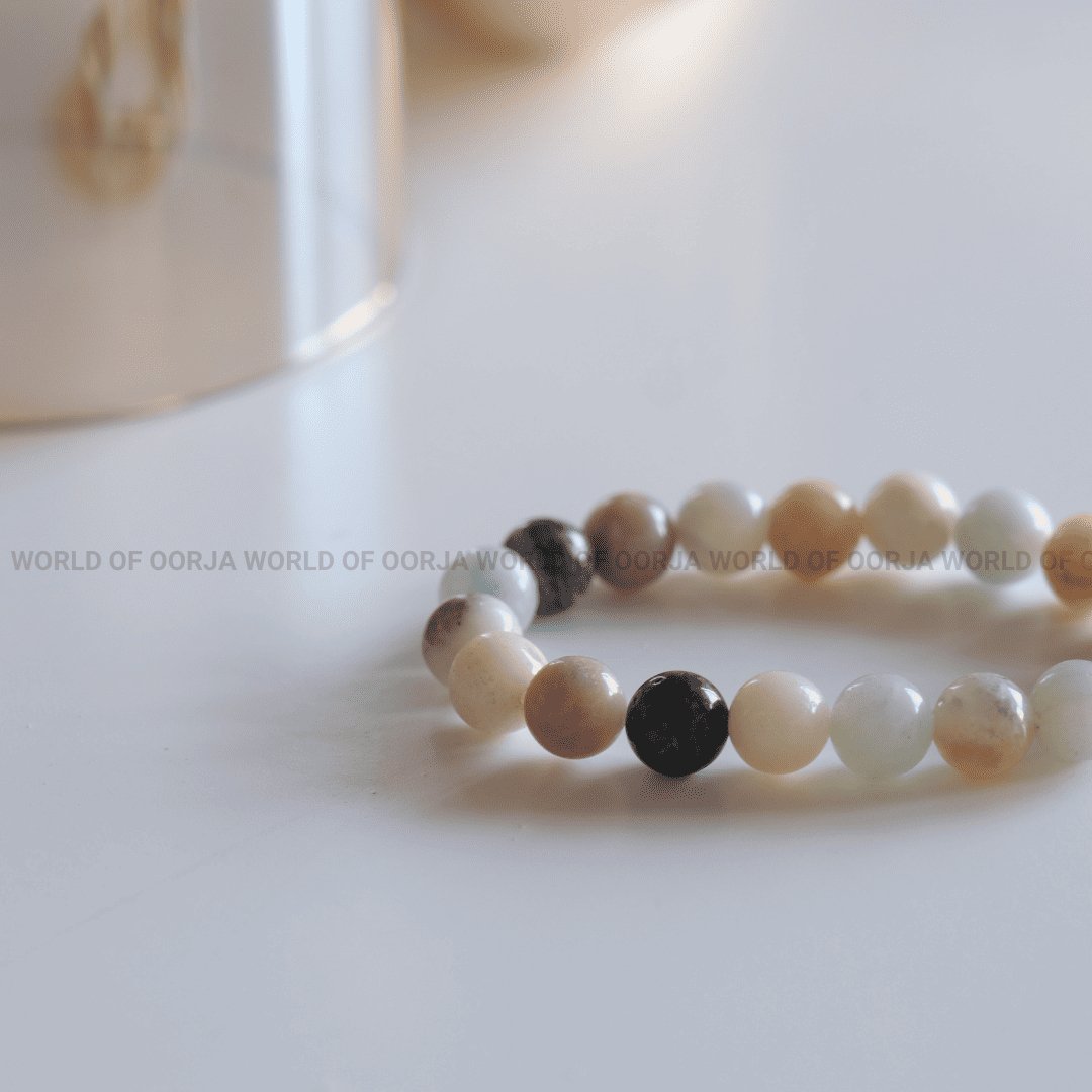 Multi - amazonite bracelet - WorldOfOorja