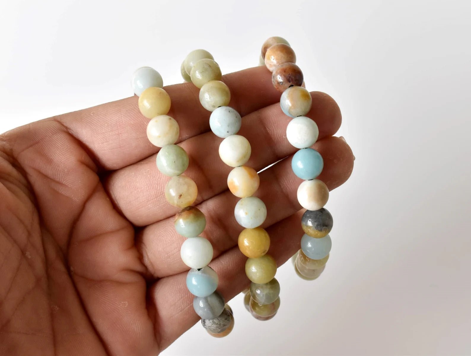 Multi - amazonite bracelet - WorldOfOorja