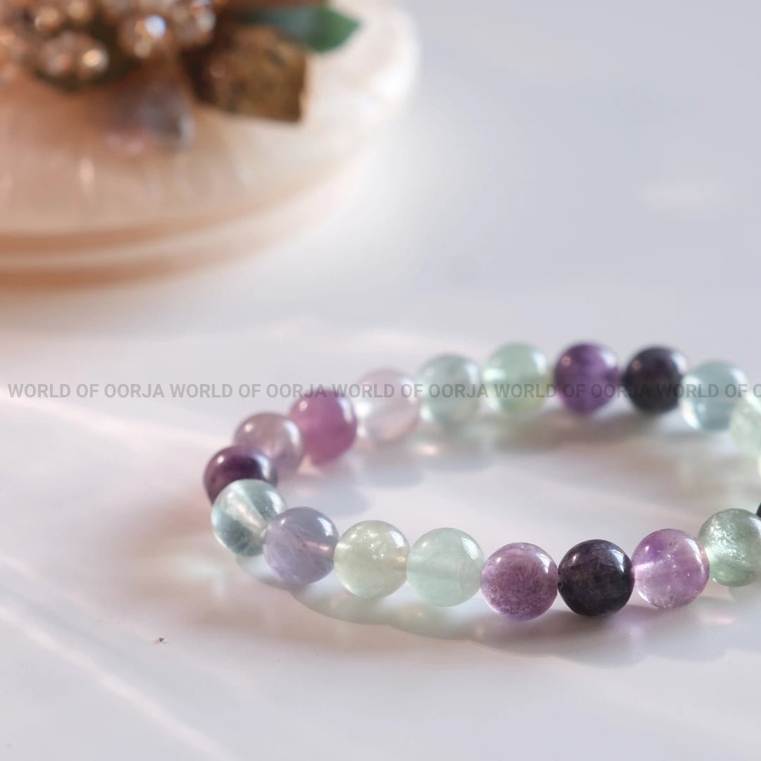 Multi - Fluorite Bracelet - WorldOfOorja