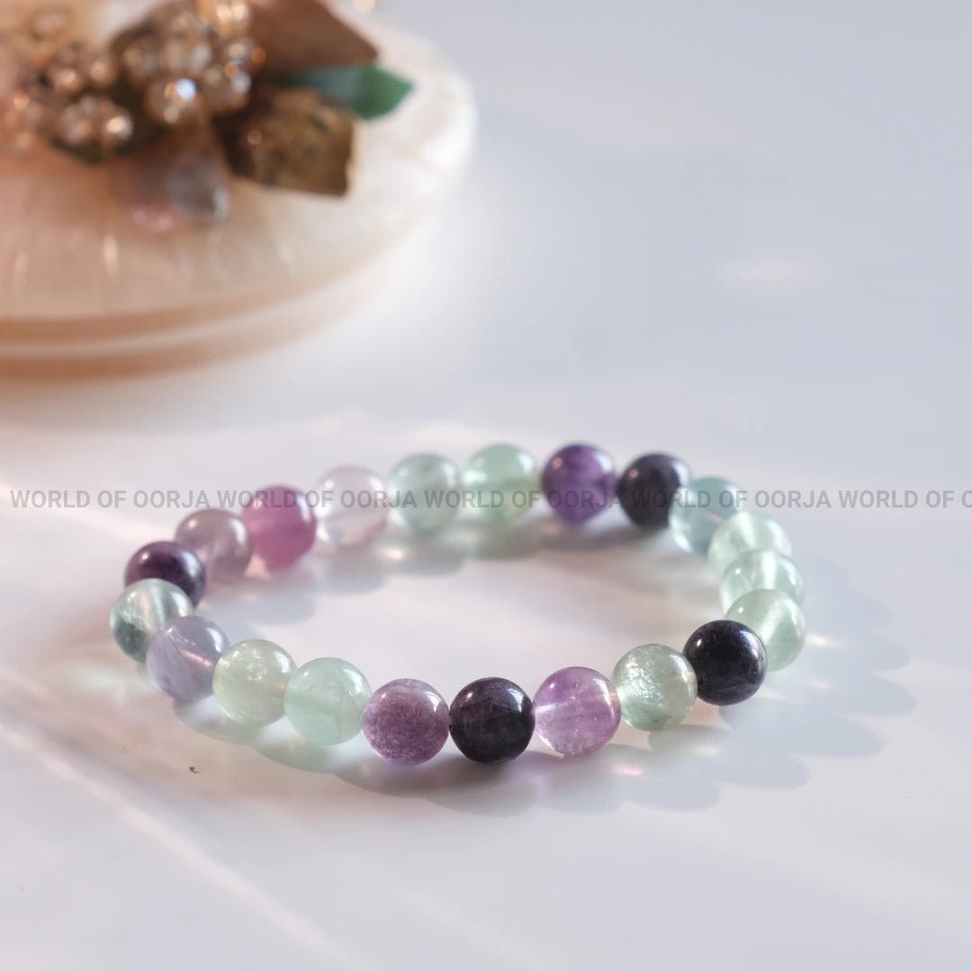 Multi - Fluorite Bracelet - WorldOfOorja