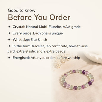 Multi-Fluorite Bracelet – good to know before you order