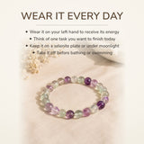 How to wear your Multi-Fluorite Bracelet