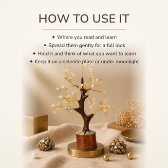 How to use your Multi-Fluorite Crystal Tree