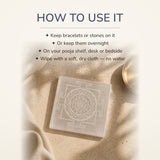 How to use your Selenite Charging Plate