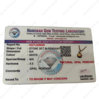 Opal Pendant - WorldOfOorja