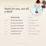 Why World of Oorja – Pyrite Pendant Mini made for you, finished by hand in Jaipur