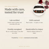 The Oorja promise – Aries Metal Zodiac Bracelet, lab certified and energised after you order