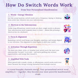Personalised Manifestation Switch Words - WorldOfOorja