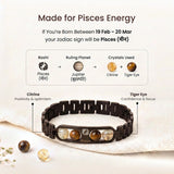 Made for Pisces energy – ruling planet and crystals in the Pisces zodiac bracelet