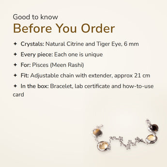 Pisces Constellation Bracelet – good to know before you order