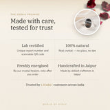 The Oorja promise – Sulemani Hakik Ring, lab certified and energised after you order