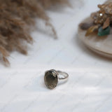 Polished Pyrite Ring - WorldOfOorja