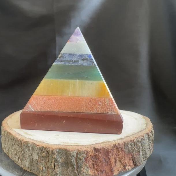 video of 7 chakra Pyramid