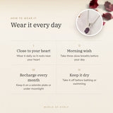 How to wear your Amethyst Pendant – daily wear, morning wish, recharge on selenite or moonlight