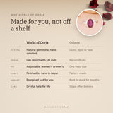 Why World of Oorja – Ruby (Manik) Ring made for you, finished by hand in Jaipur