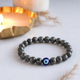Pyrite Bracelet handcrafted in Jaipur - WorldOfOorja