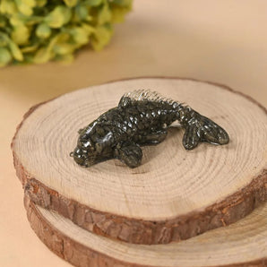 Pyrite Crystal Fish – image 1